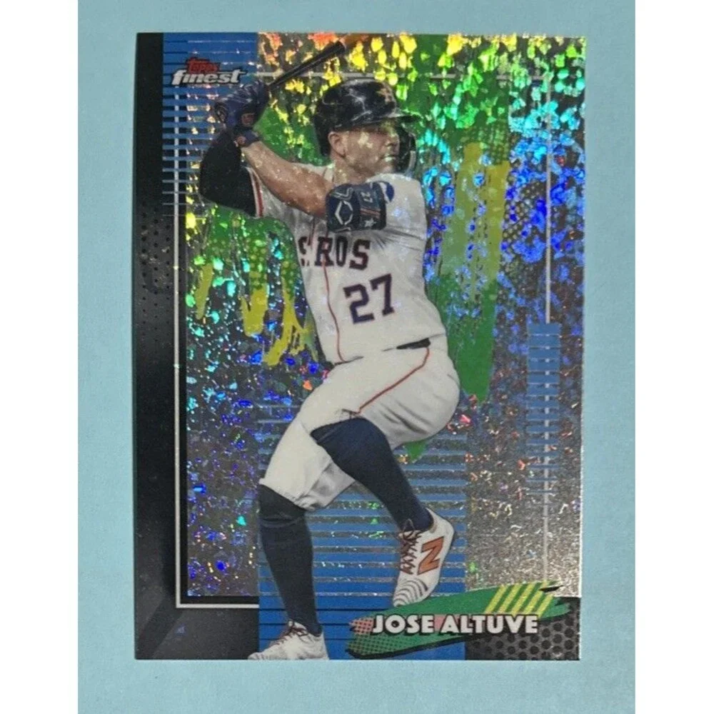 2026 Topps Finest Jose Altuve,Houston Astros 3 cards Mini Diamond #8 and ,#112